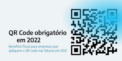 Faturas com QR Code Obrigatórias a partir de 01 de janeiro de 2022